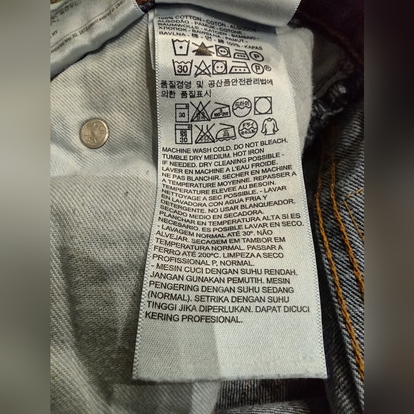 Levi's 511 Classic Blue Jeans Size 36 - Picture 11 of 15